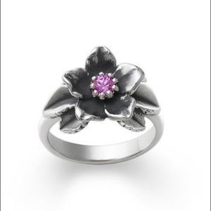 James Avery Christmas Rose Ring